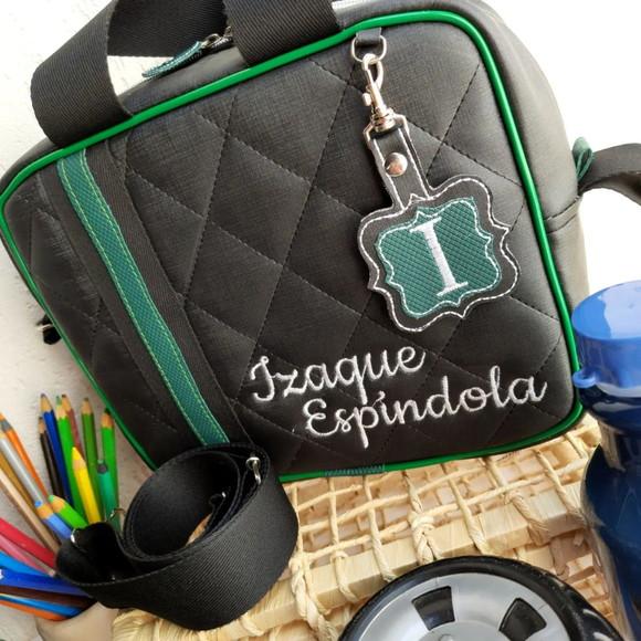 Mochila 3 divisoes G material sintético +lancheira
