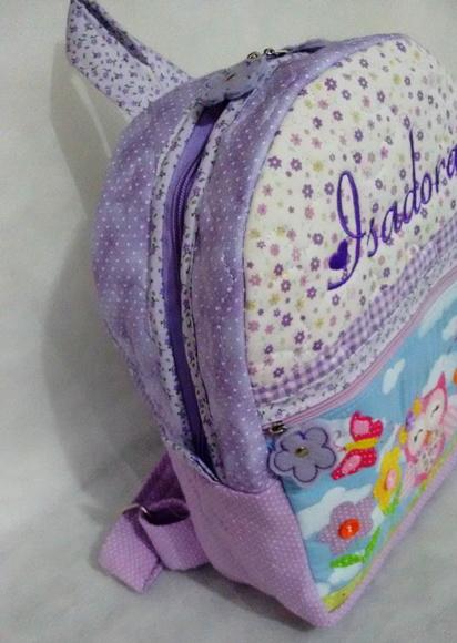 Mochila infantil Corujinha