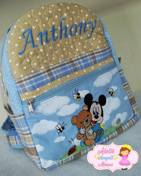 Mochila infantil Mickey baby