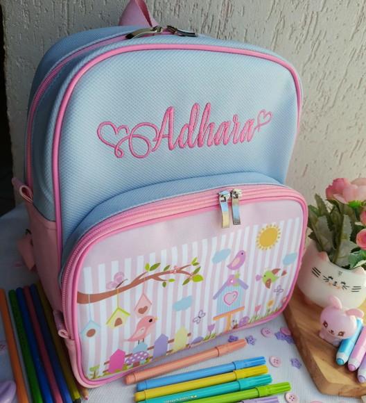 Mochila m Infantil Jardim Encantado