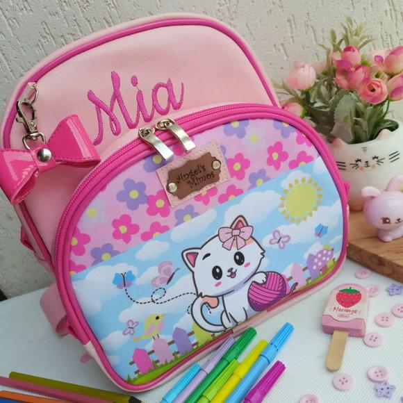 Mochila P Couro Sintético Kitty