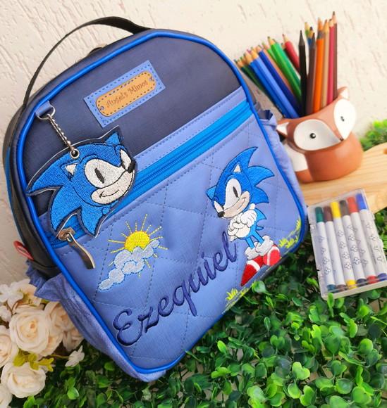 Mochila P couro sintético Sonic