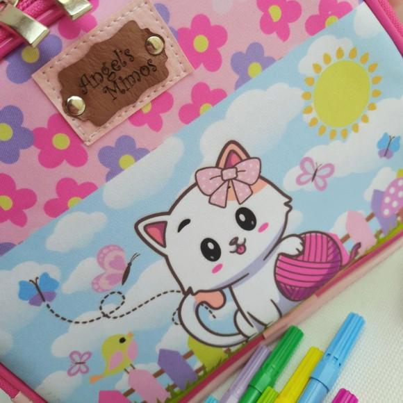 Mochila P Couro Sintético Kitty