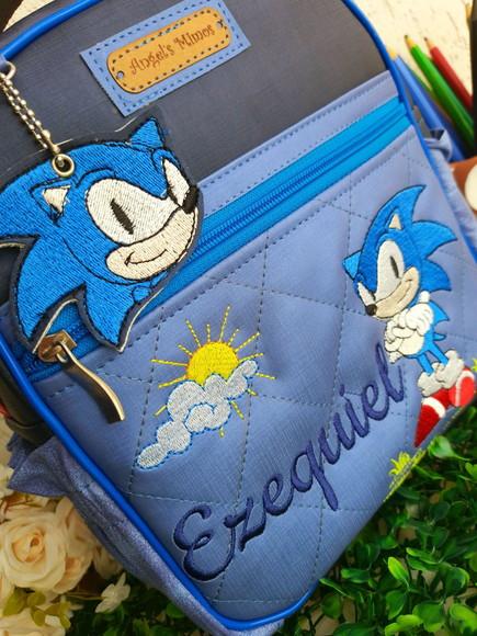 Mochila P couro sintético Sonic