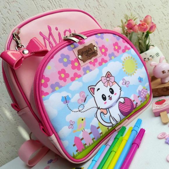 Mochila P Couro Sintético Kitty