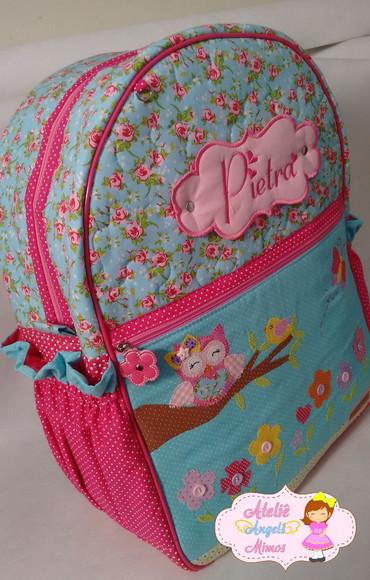 Mochila Tam. GG corujinha