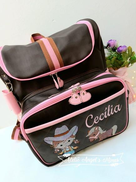 Mochila XG essencial Menina Cowgirl