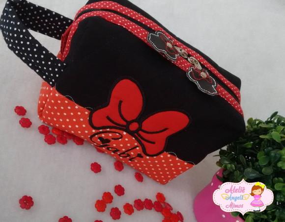 Necessaire (estojo) Box Minnie