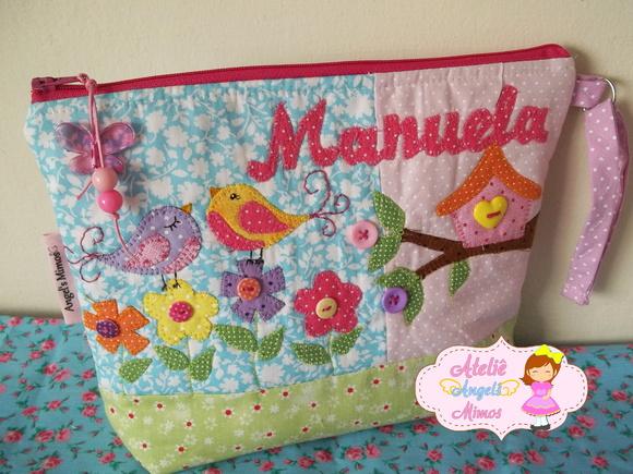 Necessaire Passarinhos love