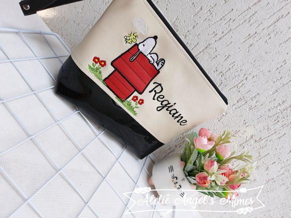 Necessaire snoopy G material sintético