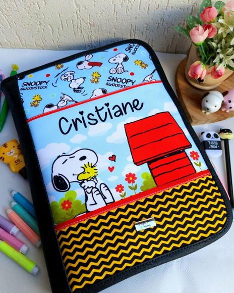 Pasta Organizadora com Bolsos Couro Sintético