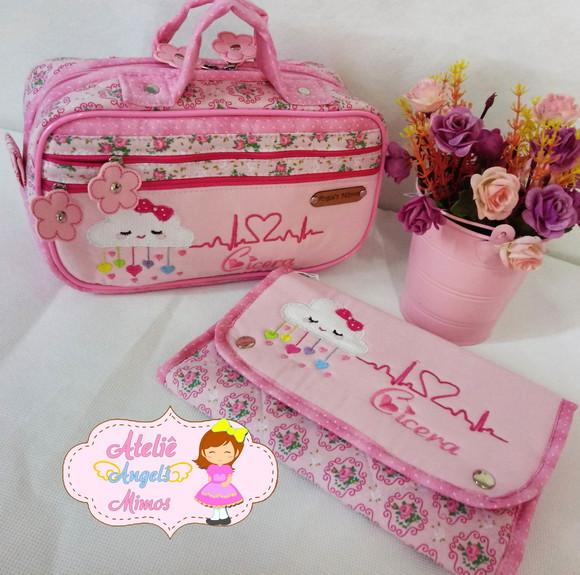 Porta estetoscópio personalizado + frasqueira