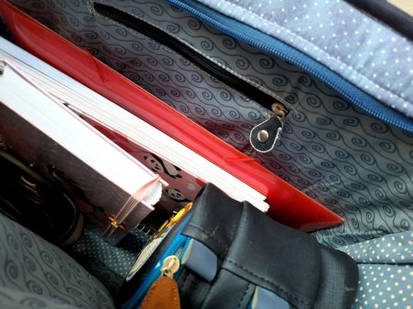 professor bolsa GG corujinha Azul