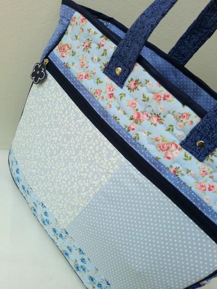 professor bolsa GG corujinha Azul