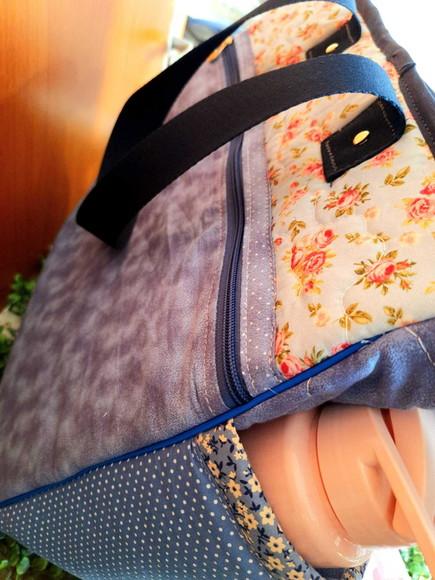 Professor Bolsa Tote Gg e Estojo Corujinha Azul