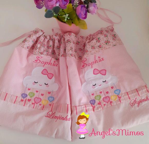 Saquinho de roupas Limpas/sujinhas