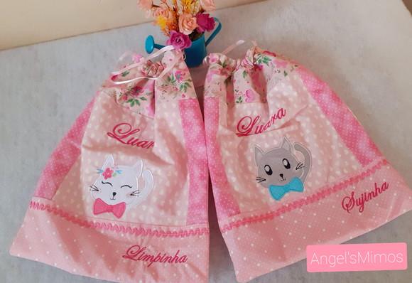 Saquinho de roupas Limpas/sujinhas