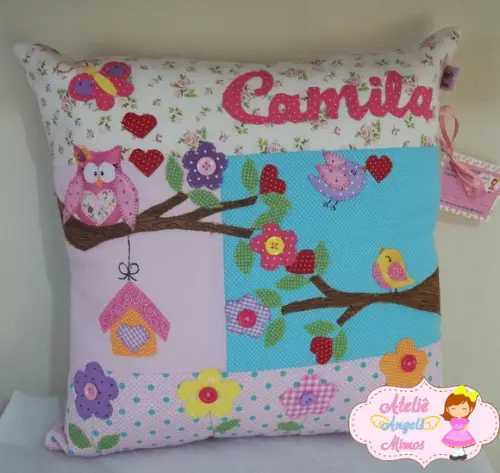 Almofada Corujinha Personalizada