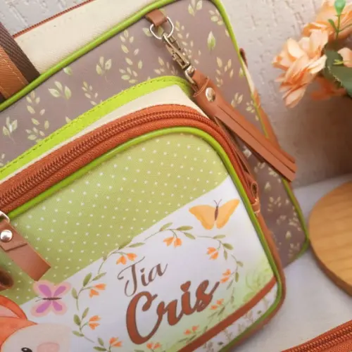 Bolsa + Estojo Personalizado Professora