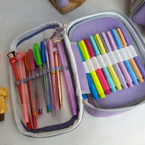 Bolsa 3 Divisões + Estojo K +lancheira Gg