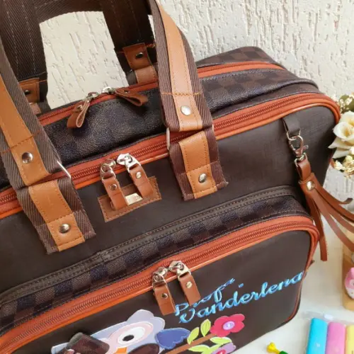 Bolsa 3 Divisões Material Sintético Corujinha
