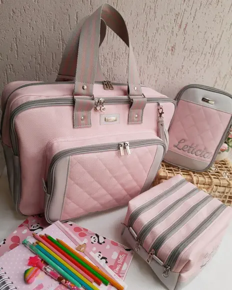 Bolsa 3 Divisões Material Sintético Delicate