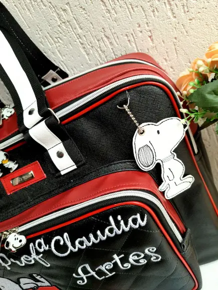 Bolsa 3 divisões material sintético snoopy