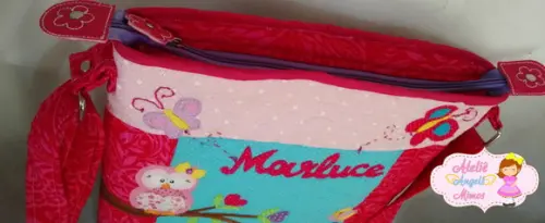Bolsa alça transversal corujinha