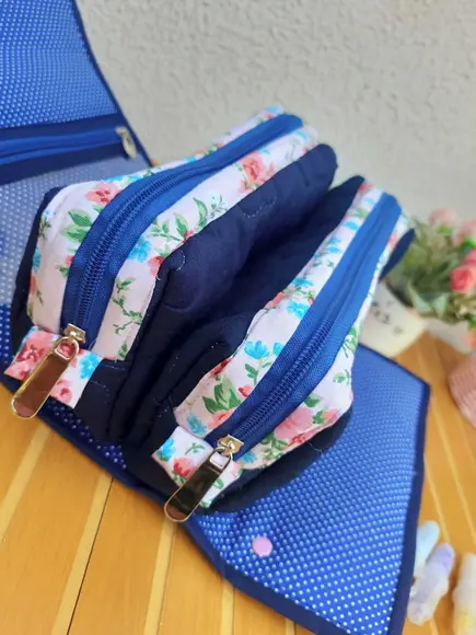 Bolsa Bolsa 3 Divisões +maletinha 3 em 1