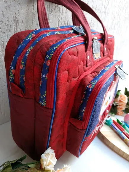 Bolsa bolsa 3 divisões corujinha