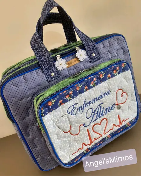 Bolsa bolsa 3 divisões enfermagem
