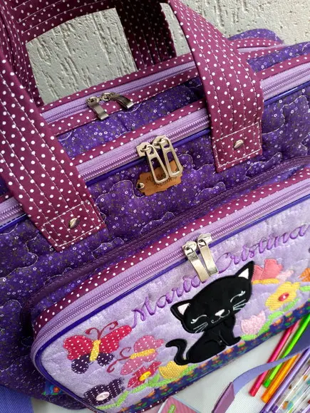 Bolsa Bolsa 3 Divisões Gatinho