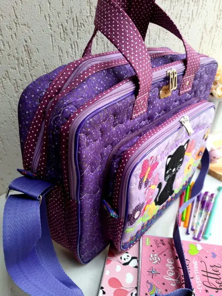 Bolsa Bolsa 3 Divisões Gatinho