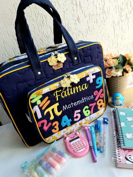 Bolsa bolsa 3 divisões Matemática
