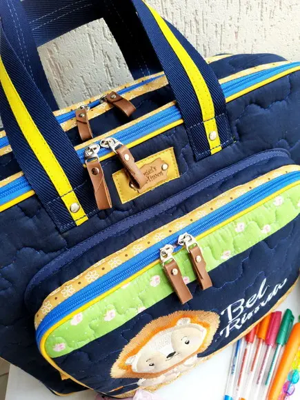 Bolsa bolsa 3 divisões leaozinho