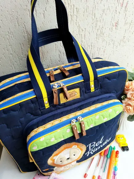 Bolsa bolsa 3 divisões leaozinho