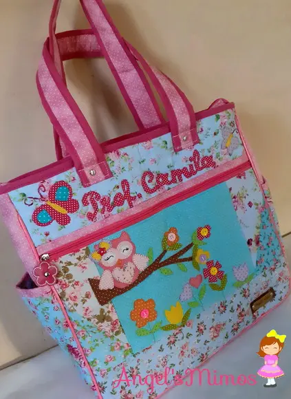 Bolsa Corujinha GG patchwork