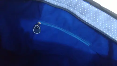 Bolsa Corujinha GG Azul