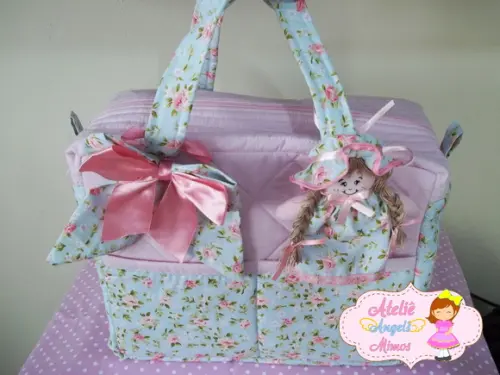 Bolsa de Bebê Floral Passeio