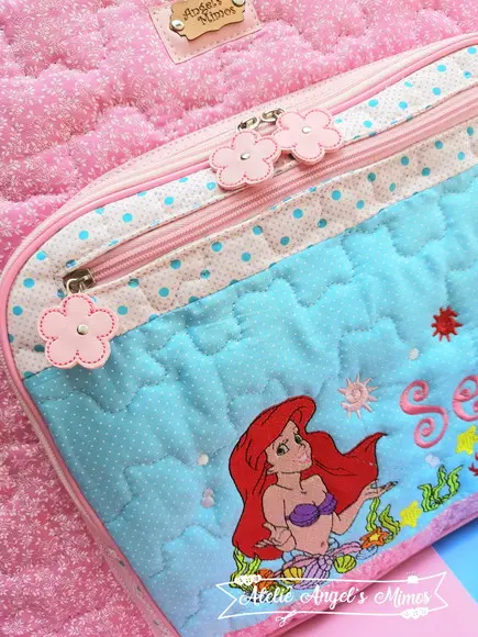 Bolsa de viagem XG pequena sereia