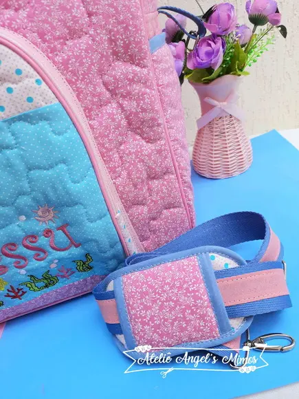 Bolsa de viagem XG pequena sereia