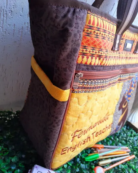 Bolsa Gg + Frasqueira Box Mulher Africana