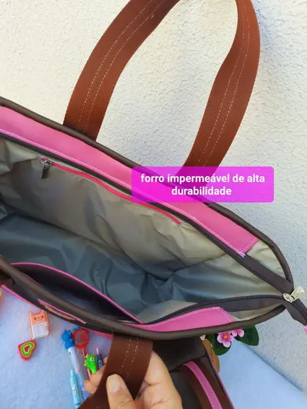 Bolsa Gg Professora Couro Sintético