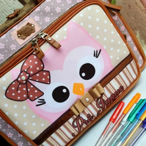 Bolsa m Personalizado Coruja