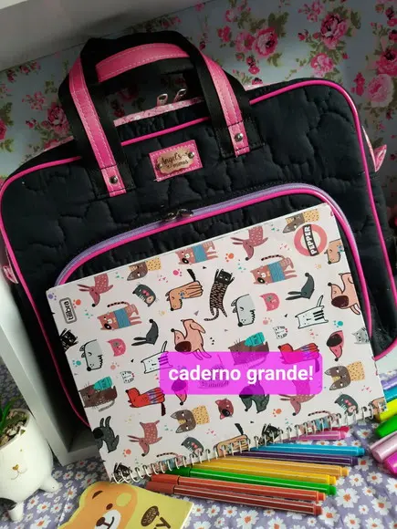 Bolsa Notebook Jardim