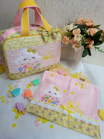 Bolsa P passeio chuva de benção + toalha