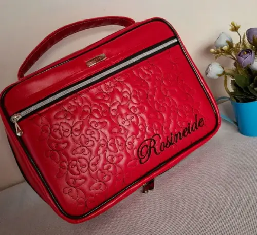 Bolsa porta bíblia borboletas
