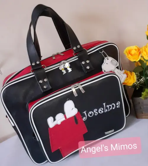Bolsa Professora 3 divisões couro sintético