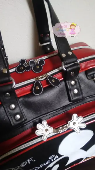 Bolsa Professora 3 divisões couro sintético