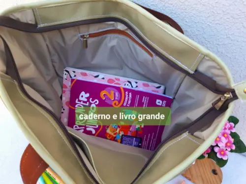 Bolsa Tote Gg Professora Couro Sintético